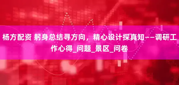杨方配资 躬身总结寻方向，精心设计探真知——调研工作心得_问题_景区_问卷