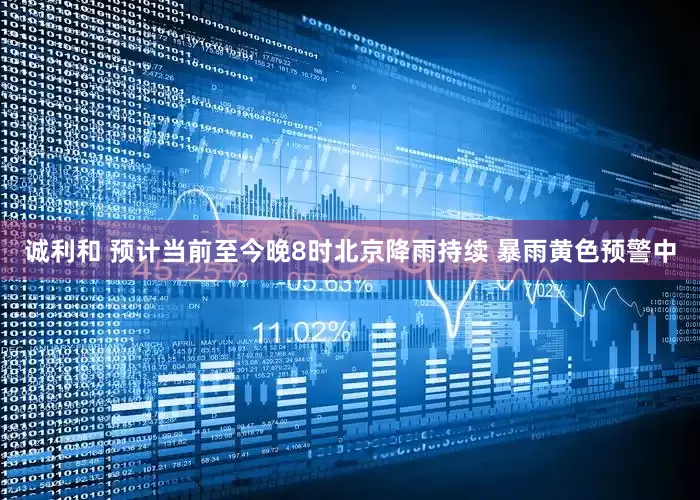 诚利和 预计当前至今晚8时北京降雨持续 暴雨黄色预警中